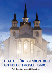 STRATEGI FÖR EGENKONTROLL AV FUKT OCH