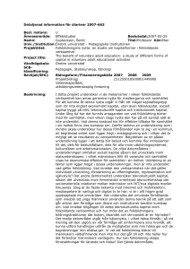 Detaljerad information för diarienr 2007