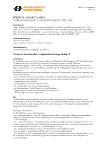 Förskollärarexamen - Mälardalens högskola