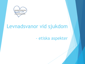 Levnadsvanor och etik
