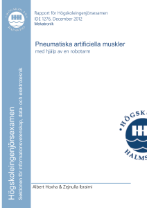 Pneumatiska artificiella muskler
