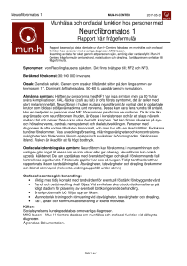 Rapport från frågeformulär  - Mun-H