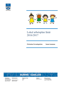 Förskolan Forsnäsgården Sunne kommun