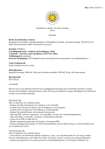 Kursplan - Karlstads universitet