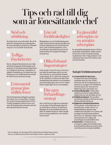 Tips och råd till dig som är lönesättande chef