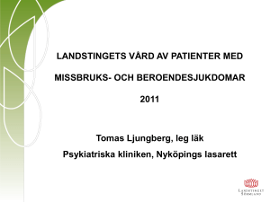 Vem gör vad i landstinget? Psykiatrins uppdrag