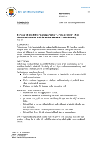 Förslag till modell för naturgarantin ”Gröna nyckeln” i Sim