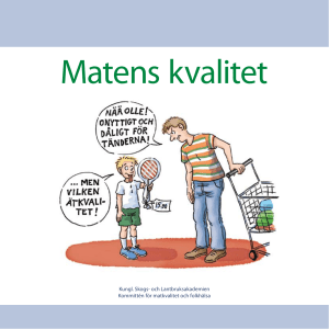 Matens kvalitet - Kungl. Skogs