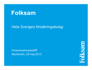 Folksam Hela Sveriges försäkringsbolag