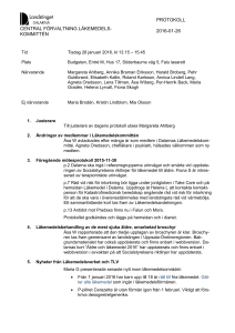 protokoll central förvaltning läkemedels- kommittén 2016-01-26