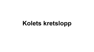 Kolets kretslopp