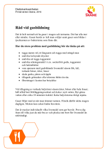 Råd vid gasbildning
