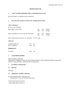 Bovilis Bovipast vet. suspension for injection SmPC