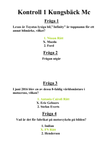 Kontroll 1 Kungsbäck Mc