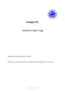Föreningens beslutande organ är årsmötet, extra
