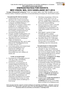 infoblad - Omställning Sigtuna