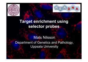 Target enrichment using selector probes