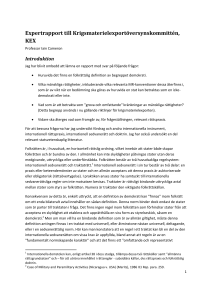 Rapport från Iain Cameron demokrati och folkrätt (pdf 605 kB)