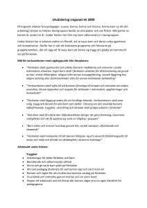 Utvärdering Lingonet Ht 2009