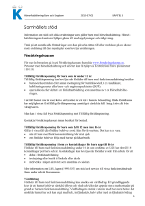 Samhällets stöd - Karolinska Universitetssjukhuset