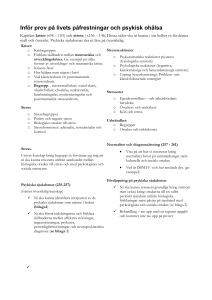 Inför prov vt11 Ps B