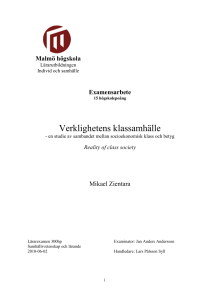 Verklighetens klassamhälle