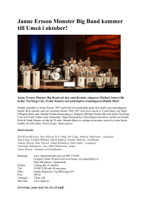 Janne Ersson Monster Big Band