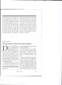 varning för socialismen