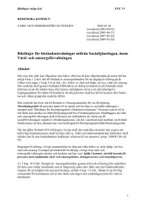 7:5 Riktlinjer för biståndsutredningar