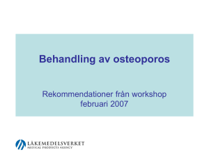 Behandling av osteoporos 2007