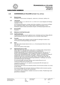 Kemikalier Kommersiella villkor varor_b