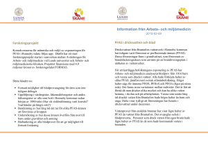 Information från Arbets- och miljömedicin