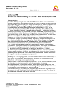 Införande av nya medicinska metoder, teknologier och läkemedel