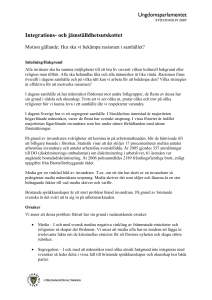 Integrations- och jämställdhetsutskottet