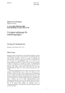 Motivering - Riksdagens öppna data