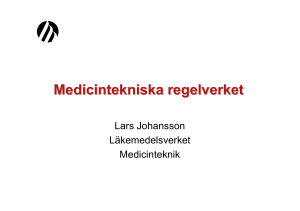 Medicintekniska regelverket