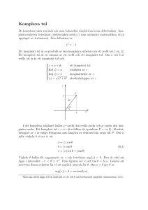 Komplexa tal