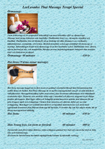 LeeLavadee Thai Massage Terapi Special