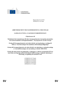 SV SV 1. Problemformulering 1.1. Politisk bakgrund Luftföroreningar