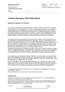 S-GAD-antikroppar, NPU12546, Malmö
