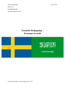 Tematisk fördjupning
