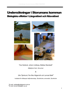 Undersökningar i Storumans kommun