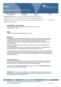 Aminoglykosidbehandling