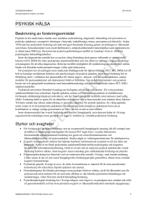 psykisk hälsa - Vetenskapsrådet