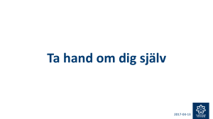 Ta hand om dig själv