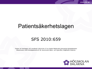 Patientsäkerhetslagen
