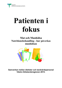 Mat och Munhälsa - Västra Götalandsregionen