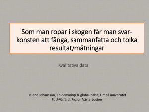 Som man ropar i skogen får man svar