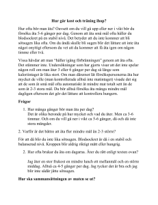 Hemkunskapen – vad innehåller maten!