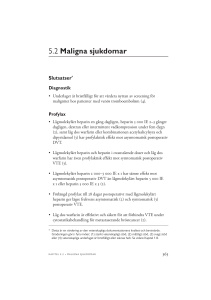 5.2 Maligna sjukdomar